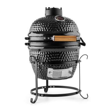 Klarstein Kamado gratar ceramica Grill 11 " BBQ negru