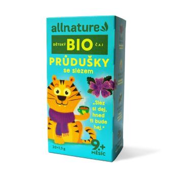 ALLNATURE Detský čaj priedušky so slezom BIO 20 vreciek