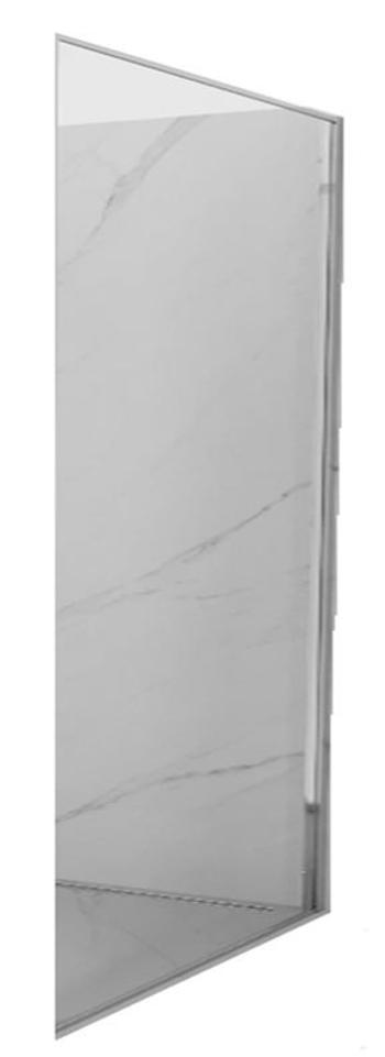 MEXEN - Bočná stena pre Exo 100x200 6mm chróm, transparent 810-100-000-01-00