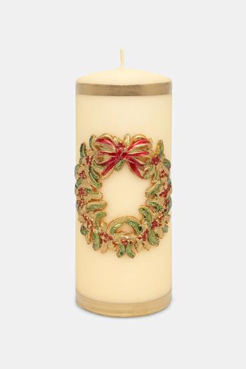 Affek Design dekor gyertya 7 x 7 x 17,5 cm bézs