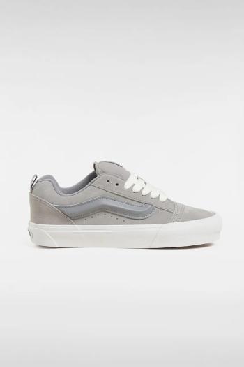 Semišové tenisky Vans Knu Skool šedá farba, VN000D6CBXC1