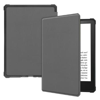 LEATHER Zaklápací obal Amazon Kindle Paperwhite 5 šedý