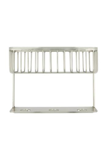 Závesný regál do sprchy House Doctor HDBath 20 x 25,5 xm šedá farba