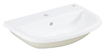 Zápustné umývadlo GROHE Bau Ceramic 56x40 cm alpská biela otvor pre batériu uprostred 39422000