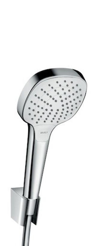 Sprchová hlavica s hadicou Hansgrohe Croma Select biela/chróm 26425400