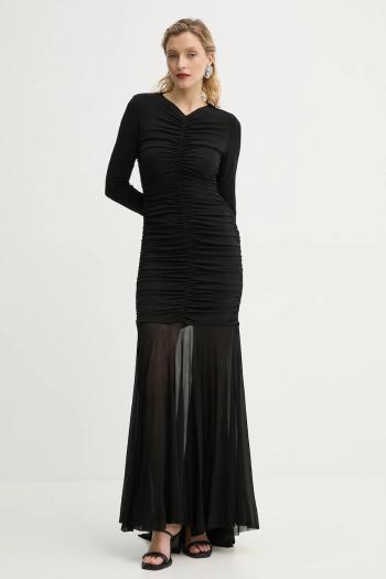 Šaty A.L.C. Fawn čierna farba, maxi, áčkový strih, 6DRES02467