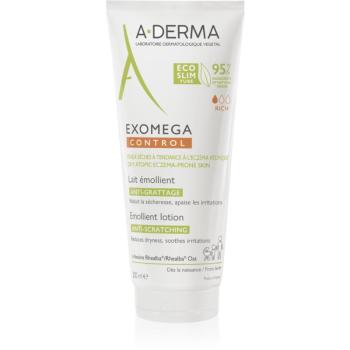 A-Derma Exomega Control Emollient Lotion telové mlieko proti podráždeniu a svrbeniu pokožky 200 ml