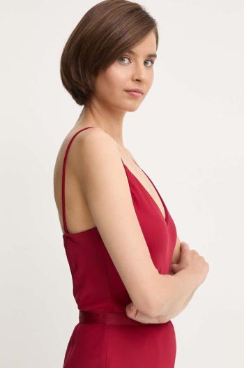 Top Calvin Klein dámsky, bordová farba, K20K207583