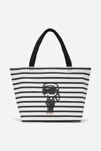 Bavlnená taška Karl Lagerfeld čierna farba, A2W50001