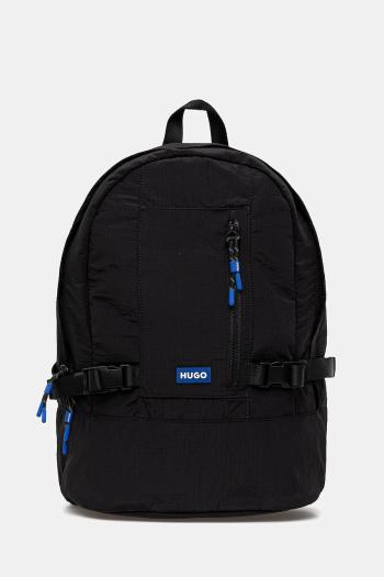 Ruksak Hugo Blue pánsky, čierna farba, veľký, s nášivkou, 50547604