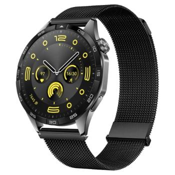 MILANESE Kovový remienok Huawei Watch GT 4 46mm čierny