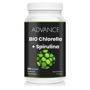 ADVANCE Chlorella + Spirulina BIO 1000 tabliet