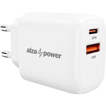 AlzaPower A100 Fast Charge 20 W biela (APW-CCA100W)