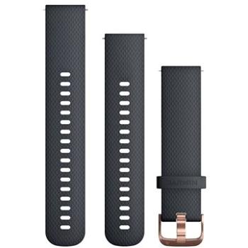 Garmin Quick Release Band (20 mm), silikónový tmavo modrý (ružovo zlatá pracka) (010-12561-11)