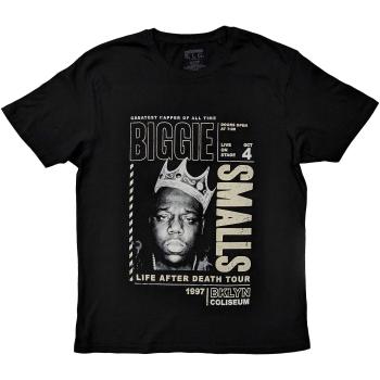 Biggie Smalls tričko Life After Death Tour Čierna XXL