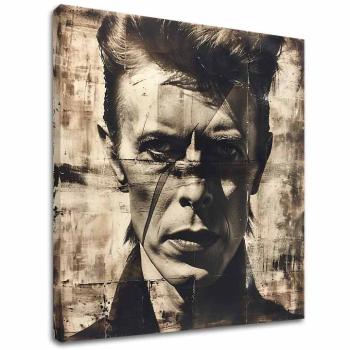David Bowie obraz na plátne - Neľútostný pohľad