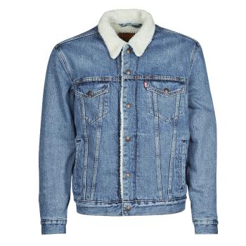 Levis  TYPE 3 SHERPA TRUCKER  Džínsové bundy Modrá