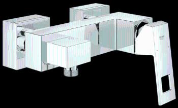 Sprchová batéria GROHE Eurocube bez sprchového setu chróm 23145000