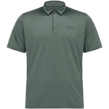 Jack Wolfskin  Delfami Polo Shirt  Polokošele s krátkym rukávom Zelená