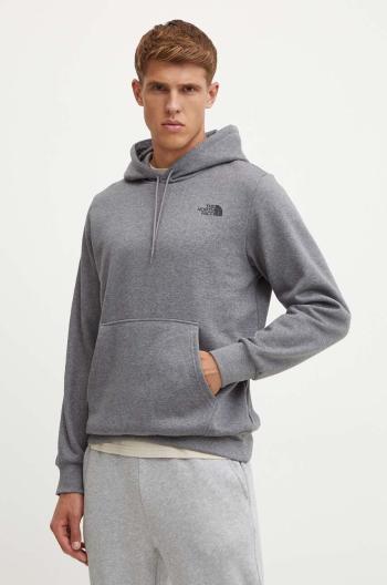 Mikina The North Face Simple Dome Hoodie pánska, šedá farba, s kapucňou, s potlačou, NF0A89FCDYY1