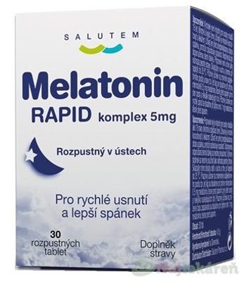 Salutem Melatonin RAPID komplex 5 mg 30 tabliet