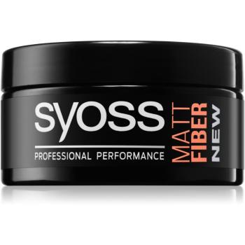 Syoss Matt Fiber zmatňujúca stylingová pasta pre fixáciu a tvar 100 ml