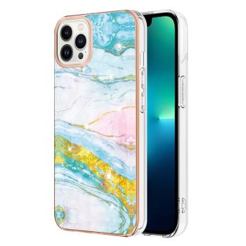 IMD MARBLE Ochranný kryt Apple iPhone 15 Pro Max GREEN GOLD