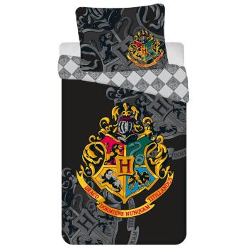 Jerry Fabrics Obliečky Harry Potter - Čierna / šedá | 140 x 200 cm / 70 x 90 cm