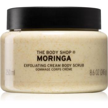 The Body Shop Moringa Body Scrub krémový peeling 240 ml