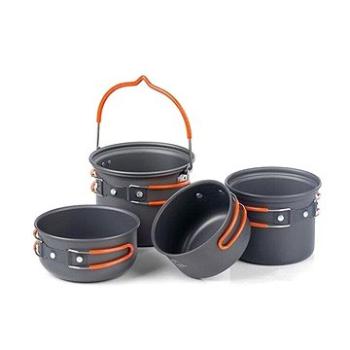 Naturehike súprava hliníkového riadu 4 v 1 Updated 618 g (6927595730324)