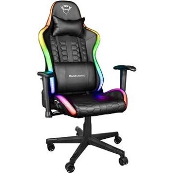 TRUST GXT 716 Rizza RGB LED Gaming Chair (23845) + ZDARMA Podložka pod stoličku TRUST