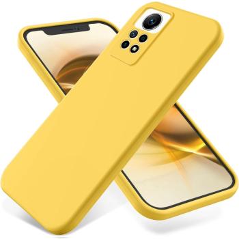 RUBBER Ochranný kryt pre Xiaomi Redmi Note 12 Pro žltý