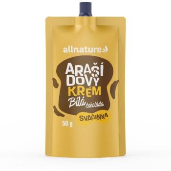 ALLNATURE Arašidový krém s bielou čokoládou 50 g