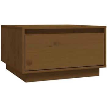 SHUMEE Konferenčný stolík medovo hnedý 55 × 56 × 32 cm masívna borovica, 813408