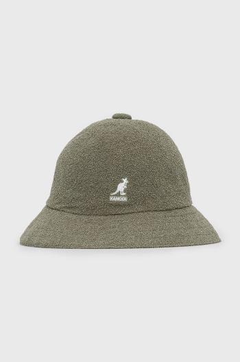 Klobúk Kangol 0397BC.OG349-OG349, zelená farba,