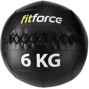 Fitforce WALL BALL 6 KG Medicinbal, fekete, méret 6 KG