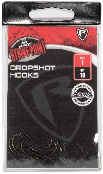 Fox rage háčiky strike point dropshot hooks - 4