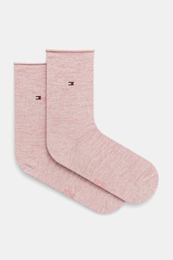Ponožky Tommy Hilfiger dámske, ružová farba, 701232615