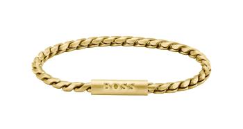 Hugo Boss Fashion pozlátený náramok pre mužov Doran 1580696