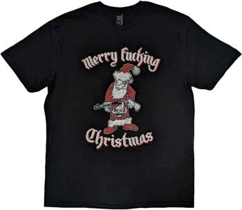 Motörhead Tričko Merry Effing Christmas Unisex Black 2XL