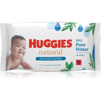 Huggies Natural Pure Water vlhčené obrúsky pre deti 48 ks