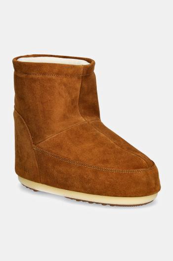 Semišové snehule Moon Boot Icon Low Nolace Suede hnedá farba, 80D1409400-M008