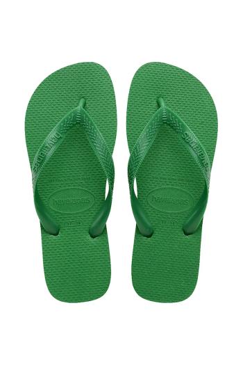 Šľapky Havaianas TOP GREEN dámske, zelená farba, 4000029.2703