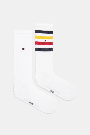 Ponožky Tommy Hilfiger 2-pak pánske, biela farba, 701232594
