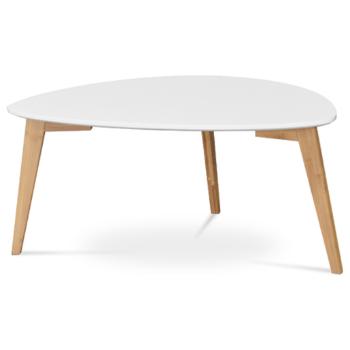 Konferenčný stolík Autronic 85x41 cm biely MDF mat AF-1182 WT