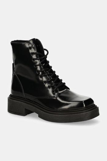 Workery Steve Madden Chiney dámske, čierna farba, na platforme, SM11003204