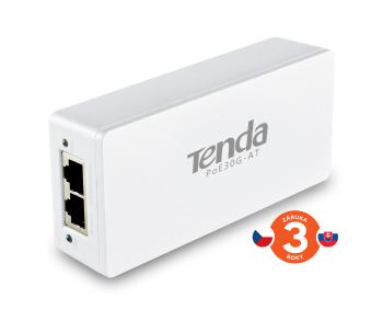 Tenda PoE30G-AT - Gigabit Power Injector, 30W, 48V, 802.3at/802.3af,PD Autodet., 2x GbE LAN