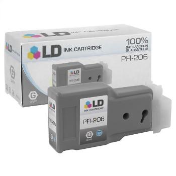 Canon PFI-206GY, 5312B001 sivá (grey) originálna cartridge