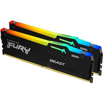 Kingston FURY 64 GB KIT DDR5 6000 MHz CL40 Beast RGB XMP (KF560C40BBAK2-64)