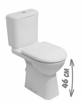 Wc kombi, pouze mísa Jika Deep zadný odpad H8236180000001